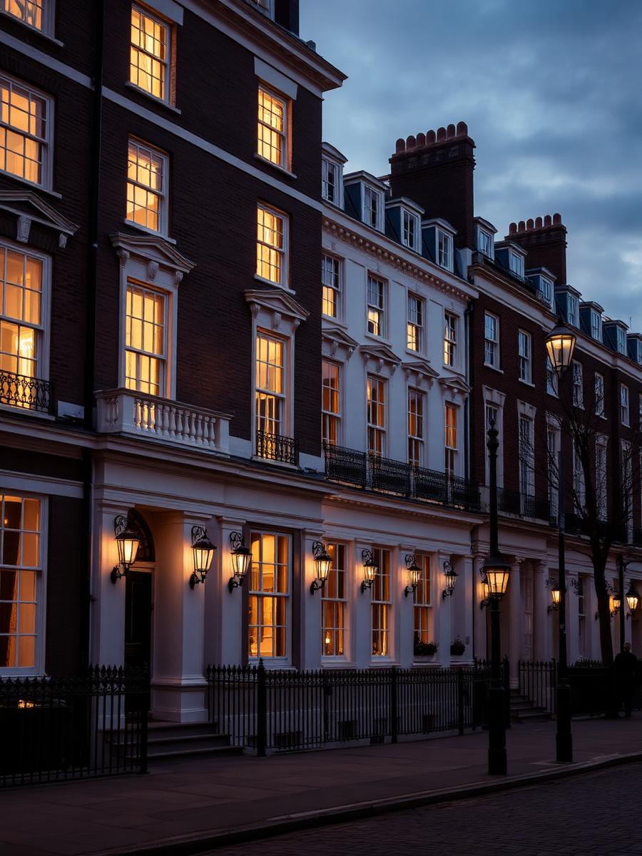 Townhouse georgiano em uma travessa silenciosa de Londres